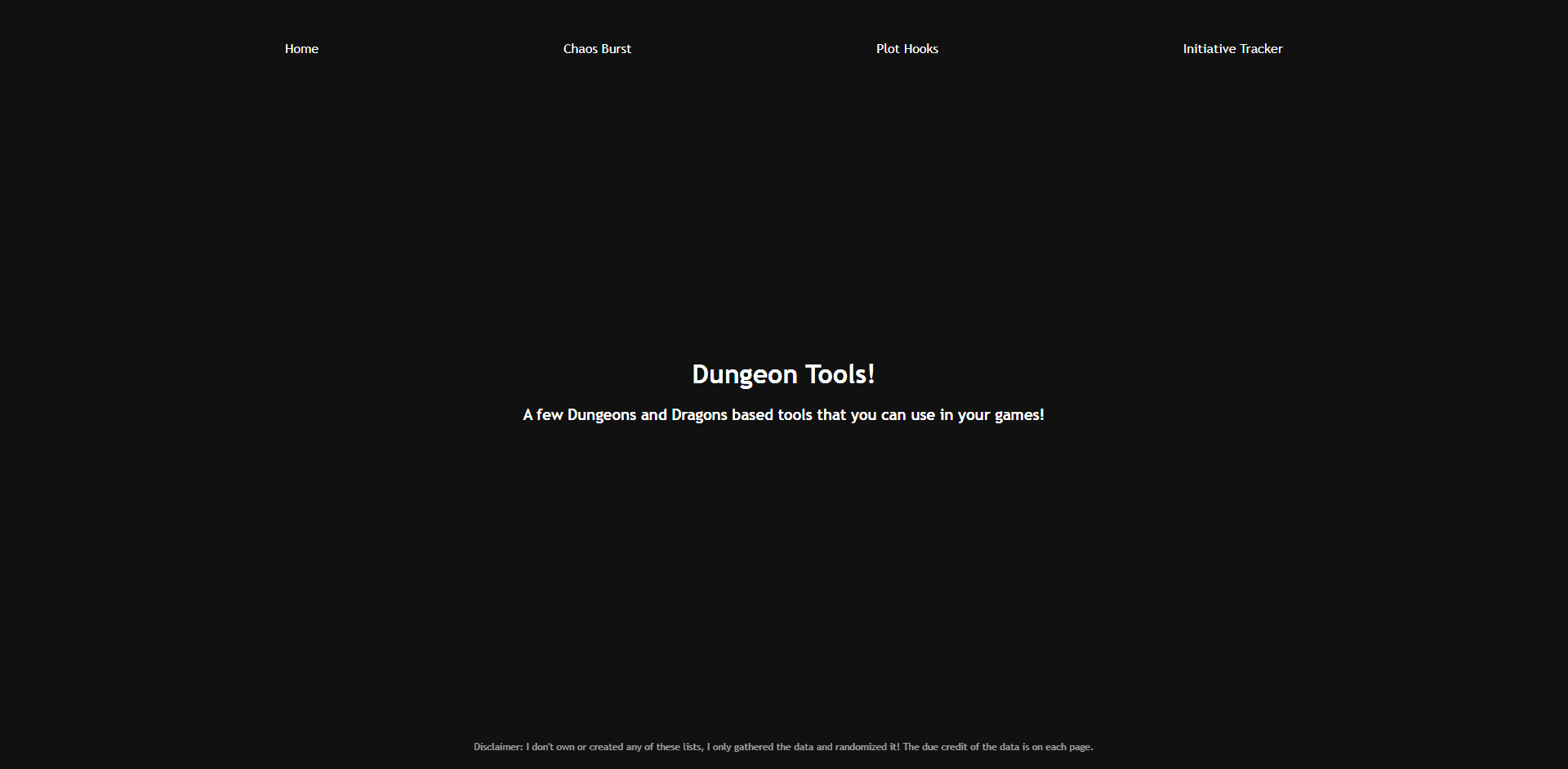 Imagem do projeto Dungeon Tools