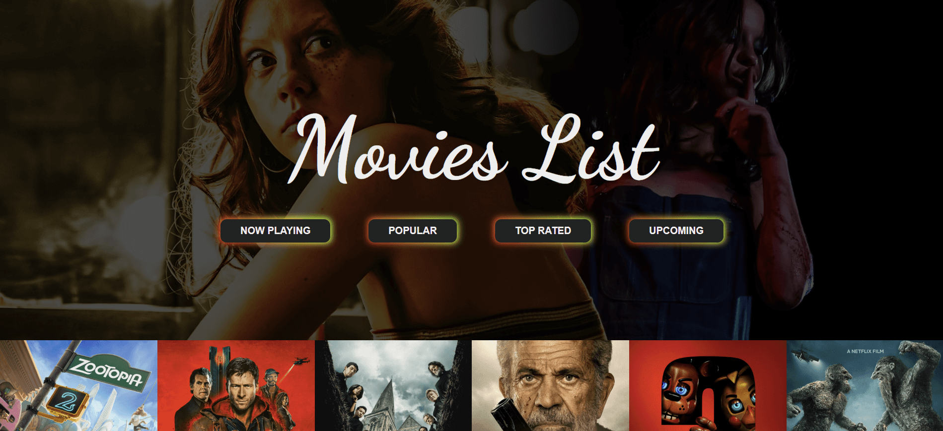 Imagem do projeto Movies List